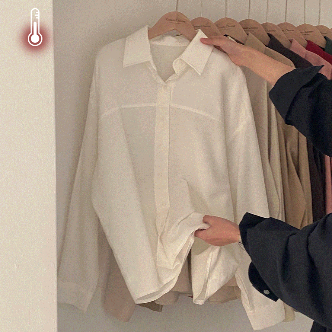 [✨재입고✨][&#039;강추&#039;/겉기모] 베리굿 크치 루즈핏 셔츠,남방 블라우스 - nb